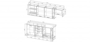 Кухонный гарнитур Виола 2550 (Стол. 38мм) в Челябинске - chelyabinsk.mebel24.online | фото 2