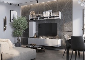 КВИНТА Гостиная 1600 (белый лофт) в Челябинске - chelyabinsk.mebel24.online | фото 1