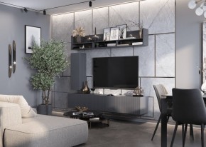 КВИНТА Гостиная 1600 (темно серый) в Челябинске - chelyabinsk.mebel24.online | фото 1