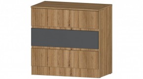 ЛЕНОРА Комод 3 ящика (графит) в Челябинске - chelyabinsk.mebel24.online | фото