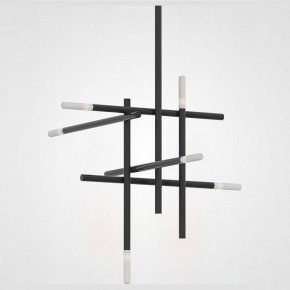 Люстра на штанге Imperiumloft Traverse Black TRAVERSE01 в Челябинске - chelyabinsk.mebel24.online | фото