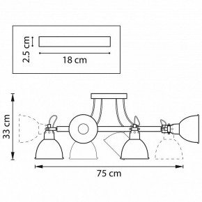 Люстра на штанге Lightstar Acrobata 761063 в Челябинске - chelyabinsk.mebel24.online | фото 2