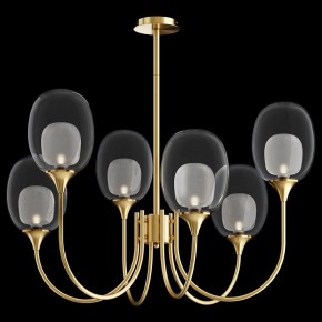 Люстра на штанге Maytoni Aura MOD016PL-06BS в Челябинске - chelyabinsk.mebel24.online | фото 2