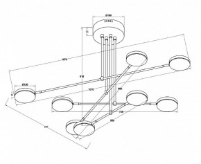 Люстра на штанге Maytoni Fad MOD070PL-L48W3K в Челябинске - chelyabinsk.mebel24.online | фото 3