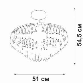 Люстра на штанге Vitaluce V5352 V5352-1/5PL в Челябинске - chelyabinsk.mebel24.online | фото