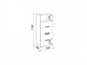 Мармарис (гостиная) М10 Комод малый в Челябинске - chelyabinsk.mebel24.online | фото 2