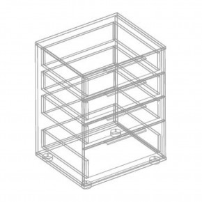 МОНИКА Комод с 4 ящиками в Челябинске - chelyabinsk.mebel24.online | фото 3