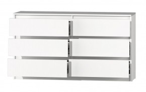 МС "Хилтон" Комод №5 1400 (6 ящ.) белый текстурный в Челябинске - chelyabinsk.mebel24.online | фото 3