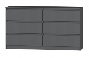 МС "Хилтон" Комод №5 1400 (6 ящ.) графит в Челябинске - chelyabinsk.mebel24.online | фото