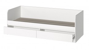 МС "Хилтон" Кровать 0,8 (Белый текстурный) 800*2000 в Челябинске - chelyabinsk.mebel24.online | фото