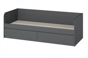 МС "Хилтон" Кровать 0,8 (графит) 800*2000 в Челябинске - chelyabinsk.mebel24.online | фото