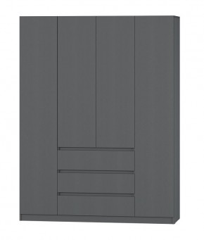 МС "Хилтон" Шкаф №1 1600 (Графит) в Челябинске - chelyabinsk.mebel24.online | фото