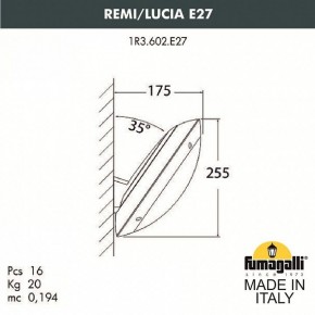Накладной светильник Fumagalli Lucia 1R3.602.000.LYE27 в Челябинске - chelyabinsk.mebel24.online | фото 2