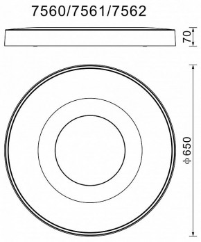 Накладной светильник Mantra Coin 7690 в Челябинске - chelyabinsk.mebel24.online | фото 3