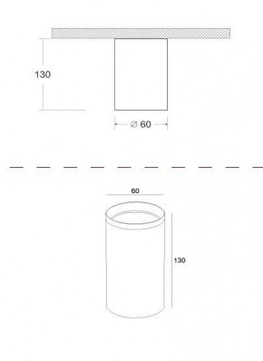 Накладной светильник Maytoni Focus C010CL-01GF в Челябинске - chelyabinsk.mebel24.online | фото 2