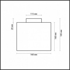 Накладной светильник Odeon Light Cross 2407/1C в Челябинске - chelyabinsk.mebel24.online | фото 2