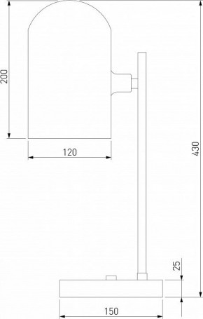 Настольная лампа декоративная Eurosvet Bambola 01164/1 латунь в Челябинске - chelyabinsk.mebel24.online | фото 2