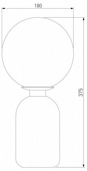 Настольная лампа декоративная Eurosvet Bubble 01197/1 белый в Челябинске - chelyabinsk.mebel24.online | фото 2