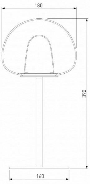 Настольная лампа декоративная Eurosvet Twice 90326/1 черный в Челябинске - chelyabinsk.mebel24.online | фото 2