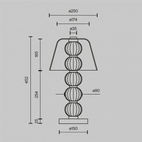 Настольная лампа декоративная Maytoni Amulet MOD555TL-L8G3K в Челябинске - chelyabinsk.mebel24.online | фото 4