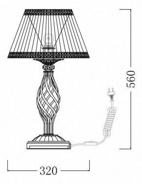 Настольная лампа декоративная Maytoni Grace ARM247-00-G в Челябинске - chelyabinsk.mebel24.online | фото 7