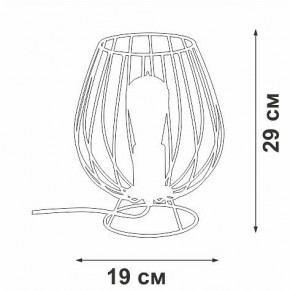 Настольная лампа декоративная Vitaluce V4296 V4296-0/1L в Челябинске - chelyabinsk.mebel24.online | фото 3
