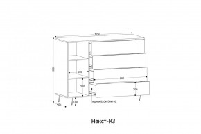 НЕКСТ - К3 Комод в Челябинске - chelyabinsk.mebel24.online | фото 2