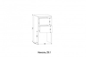 НИКОЛЬ 25 Шкаф 5-ти створчатый в Челябинске - chelyabinsk.mebel24.online | фото 7