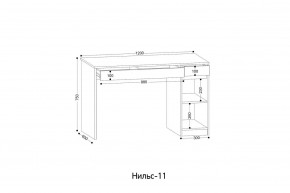 НИЛЬС - 11 Стол письменный в Челябинске - chelyabinsk.mebel24.online | фото 2