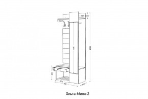 ОЛЬГА-МИЛК 2 Прихожая в Челябинске - chelyabinsk.mebel24.online | фото 2