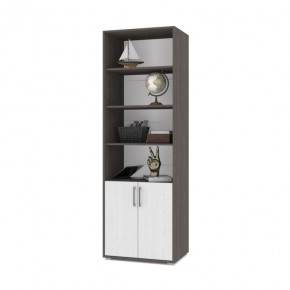 ОЛИВИЯ О21 Шкаф-стеллаж (анкор темный/анкор светлый) в Челябинске - chelyabinsk.mebel24.online | фото