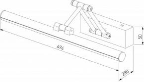 Подсветка для картины Elektrostandard Monza a064138 в Челябинске - chelyabinsk.mebel24.online | фото 4