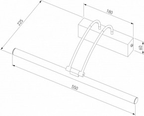 Подсветка для зеркала Elektrostandard Simple a063698 в Челябинске - chelyabinsk.mebel24.online | фото 3