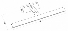 Подсветка для зеркала Maytoni Decart MIR010WL-L12B4K в Челябинске - chelyabinsk.mebel24.online | фото 3