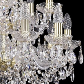 Подвесная люстра Bohemia Ivele Crystal 1402 1402/10+5/195/2d/G в Челябинске - chelyabinsk.mebel24.online | фото 2