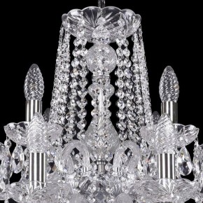 Подвесная люстра Bohemia Ivele Crystal 1402 1402/12+6/300/2d/Ni в Челябинске - chelyabinsk.mebel24.online | фото 4