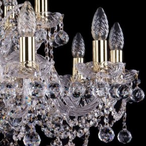 Подвесная люстра Bohemia Ivele Crystal 1411 1411/10+5/240/G/Balls в Челябинске - chelyabinsk.mebel24.online | фото 2