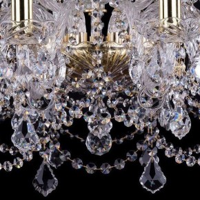Подвесная люстра Bohemia Ivele Crystal 1411 1411/10+5/240/G/Leafs в Челябинске - chelyabinsk.mebel24.online | фото 3