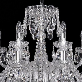 Подвесная люстра Bohemia Ivele Crystal 1411 1411/12+6/300/Ni в Челябинске - chelyabinsk.mebel24.online | фото 4