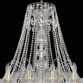 Подвесная люстра Bohemia Ivele Crystal 1411 1411/24/460/G в Челябинске - chelyabinsk.mebel24.online | фото 4