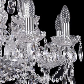 Подвесная люстра Bohemia Ivele Crystal 1411 1411/8+4/195/Ni в Челябинске - chelyabinsk.mebel24.online | фото 2