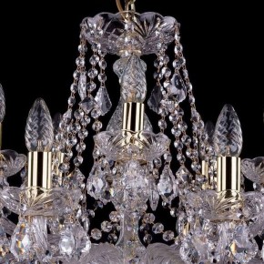 Подвесная люстра Bohemia Ivele Crystal 1413 1413/10+5/300/G/Leafs в Челябинске - chelyabinsk.mebel24.online | фото 4