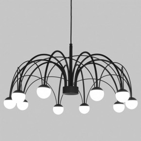 Подвесная люстра Eurosvet Ragno 90034/10 LED черный в Челябинске - chelyabinsk.mebel24.online | фото