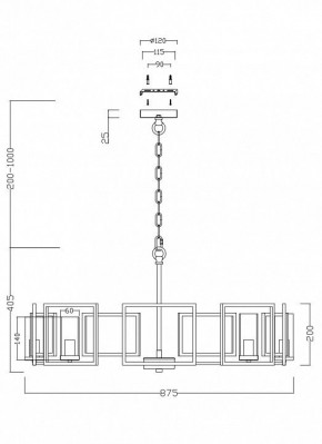 Подвесная люстра Maytoni Bowi H009PL-08G в Челябинске - chelyabinsk.mebel24.online | фото 4