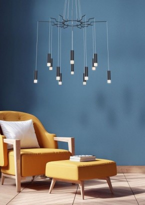 Подвесная люстра Maytoni Davida MOD035PL-12B в Челябинске - chelyabinsk.mebel24.online | фото 5