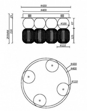 Подвесная люстра Maytoni Drop MOD273CL-L60CH3K в Челябинске - chelyabinsk.mebel24.online | фото 3