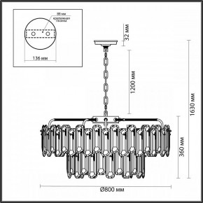 Подвесная люстра Odeon Light Bullon 5069/22 в Челябинске - chelyabinsk.mebel24.online | фото 4