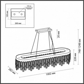 Подвесная люстра Odeon Light Dakisa 4985/12 в Челябинске - chelyabinsk.mebel24.online | фото 7
