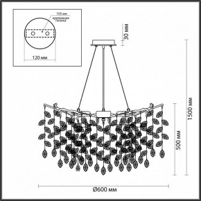 Подвесная люстра Odeon Light Delica 4970/10 в Челябинске - chelyabinsk.mebel24.online | фото 5