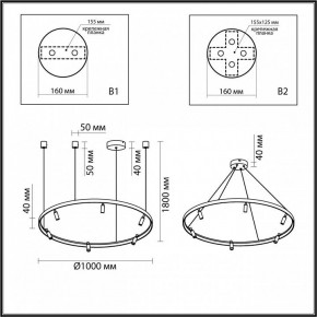 Подвесная люстра Odeon Light Fonda 4317/93L в Челябинске - chelyabinsk.mebel24.online | фото 6